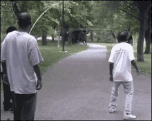 Double dutch jump rope fail — jumping in at the wrong moment